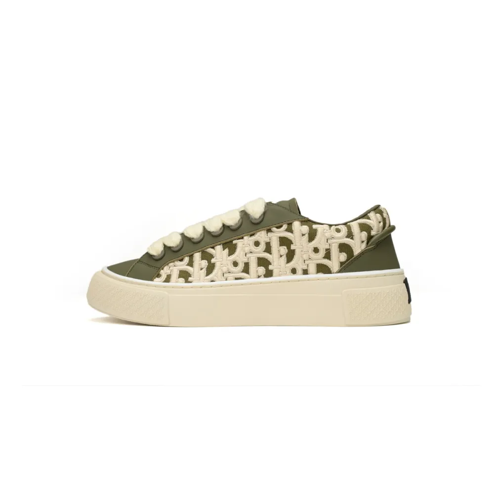 pkgoden D*or b33 denim tears sneakers release khaki embroidery  3sn272 zir1 6536