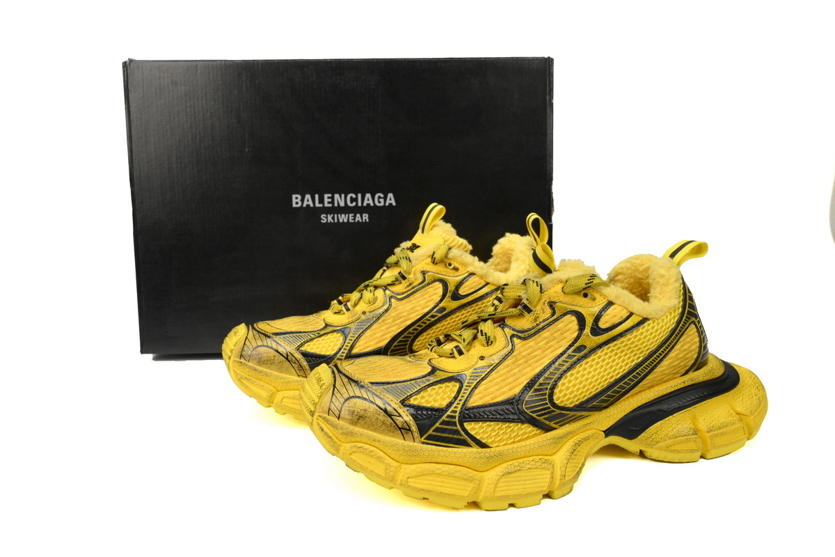 PKGoden Balenciaga 10th Yellow Ice Velvet 766034 WSXR2 7010