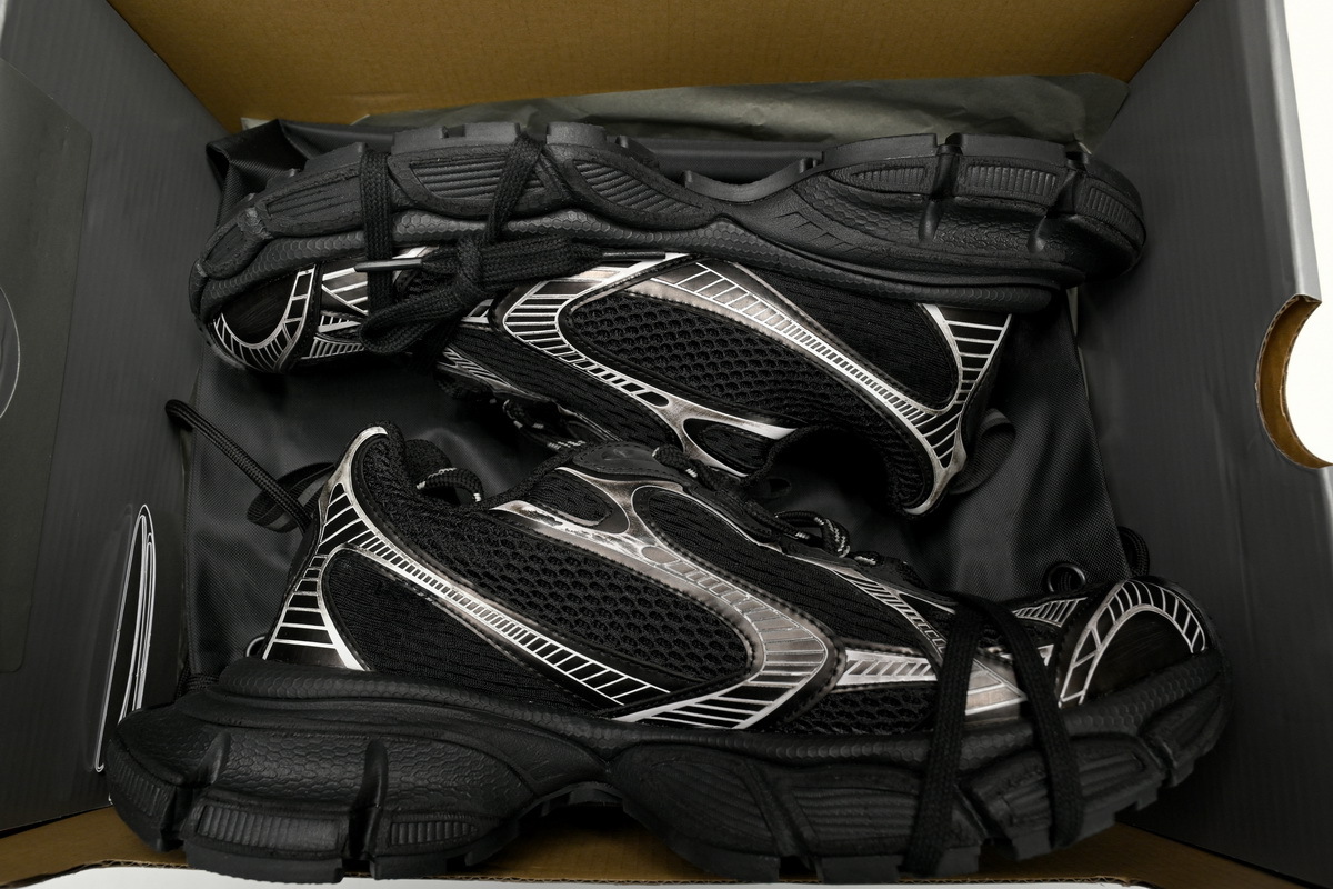 PKGoden Balenciaga 10th Black Silver 734734 W3XL 11090