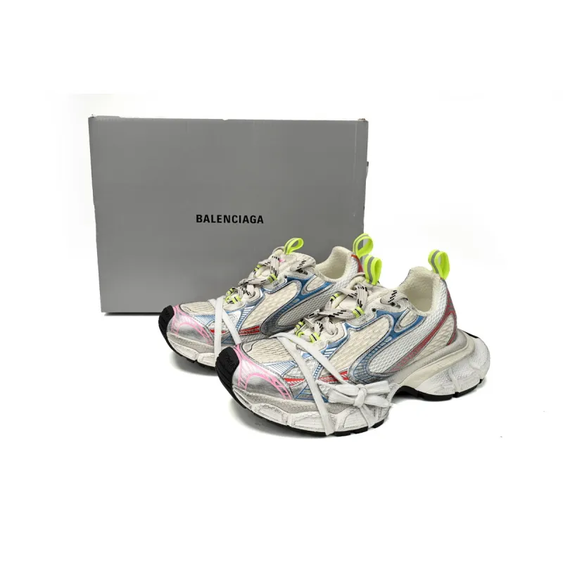 PKGoden Balenciaga 10th White, red And Blue 734734 W3XL5 9654