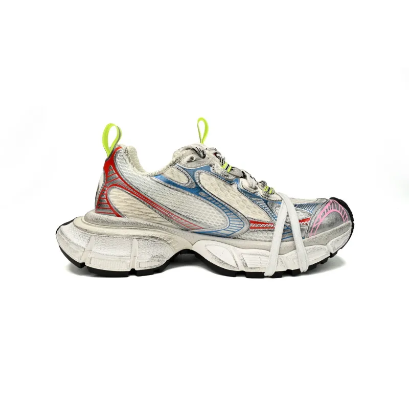 PKGoden Balenciaga 10th White, red And Blue 734734 W3XL5 9654