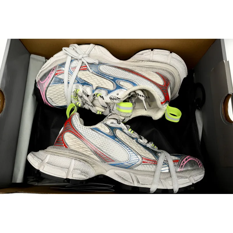 PKGoden Balenciaga 10th White, red And Blue 734734 W3XL5 9654