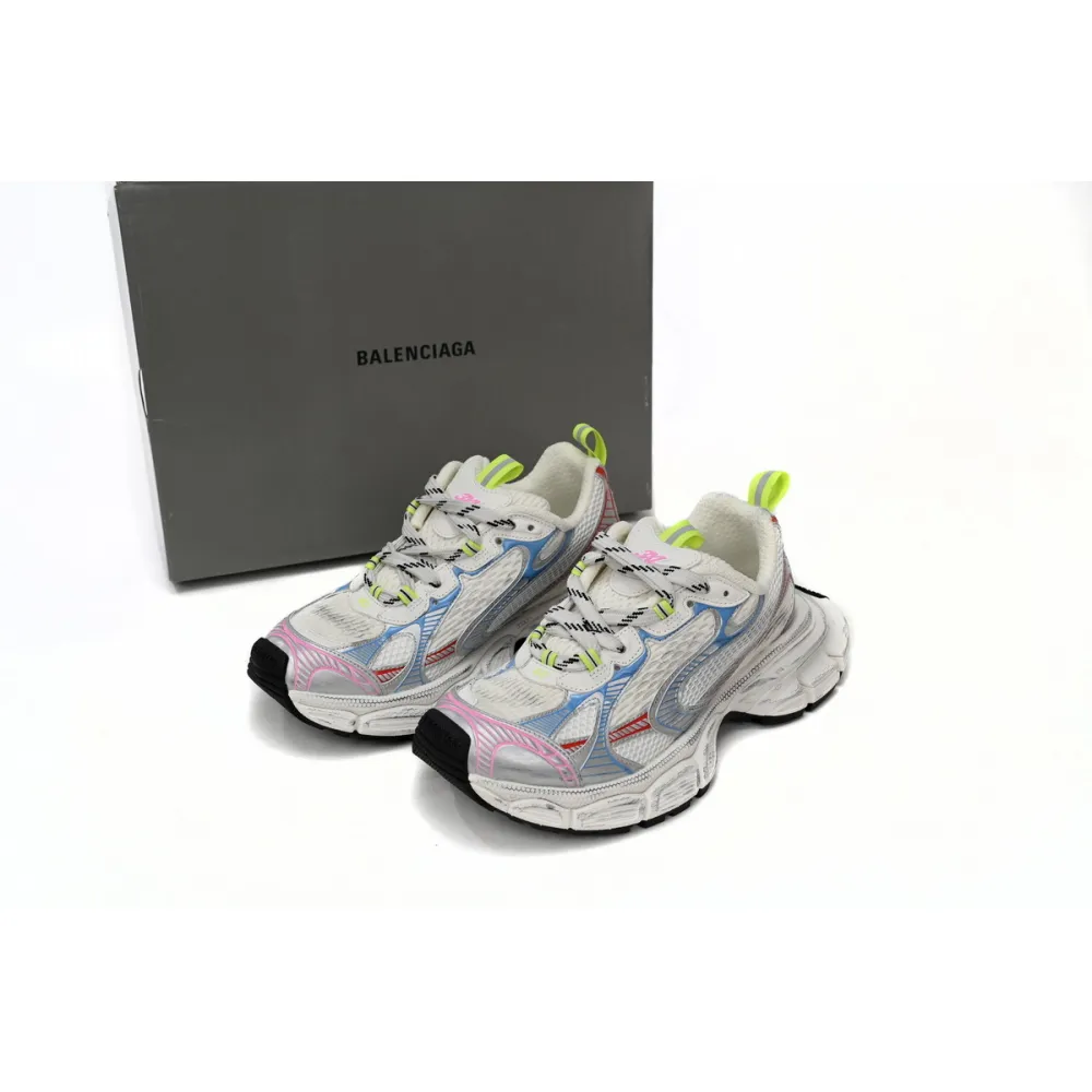 PKGoden Balenciaga 10th White, red And Blue 734734 W3XL5 9645