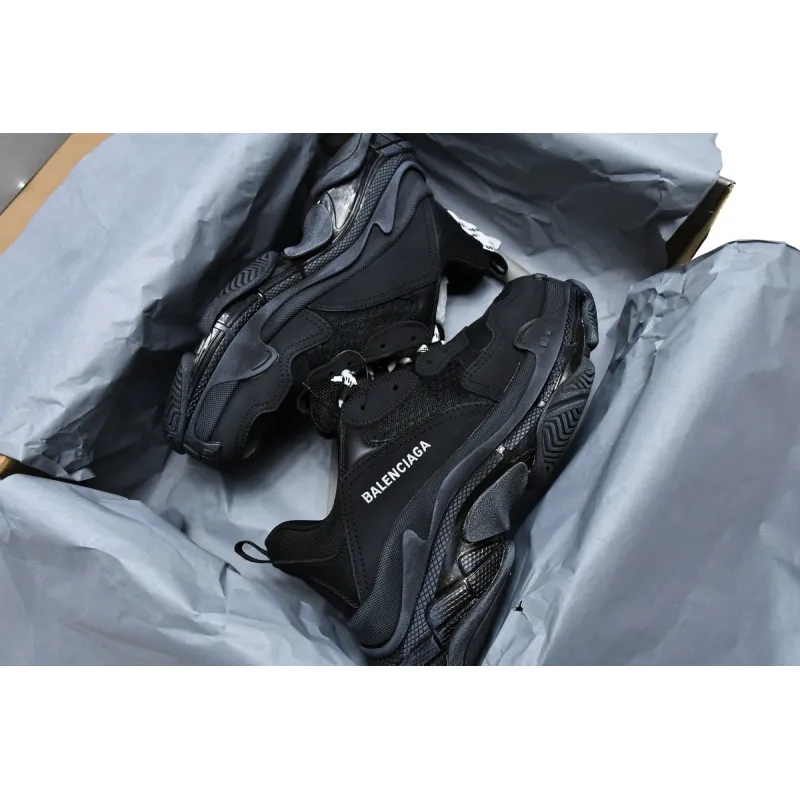 PKGoden Balenciaga Triple S Black 541624 W09O1 1000