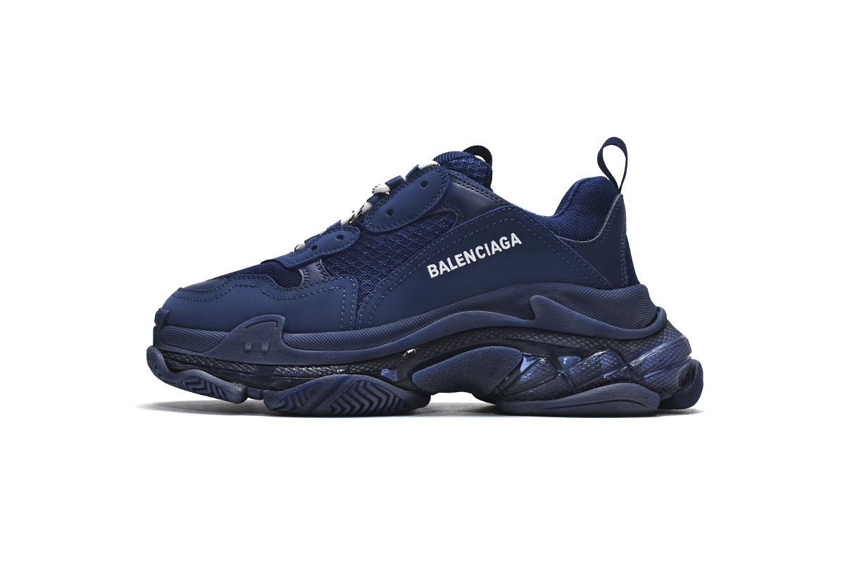 PKGoden Balenciaga Triple S Dark Blue 541624 W091 4107