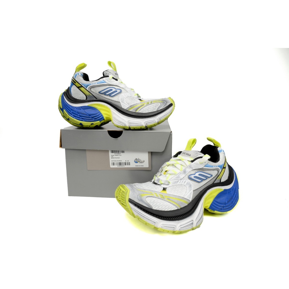PKGoden Balenciaga 12th White Gray Black White Blue Fluorescent Green 784342 W2MV2 7019