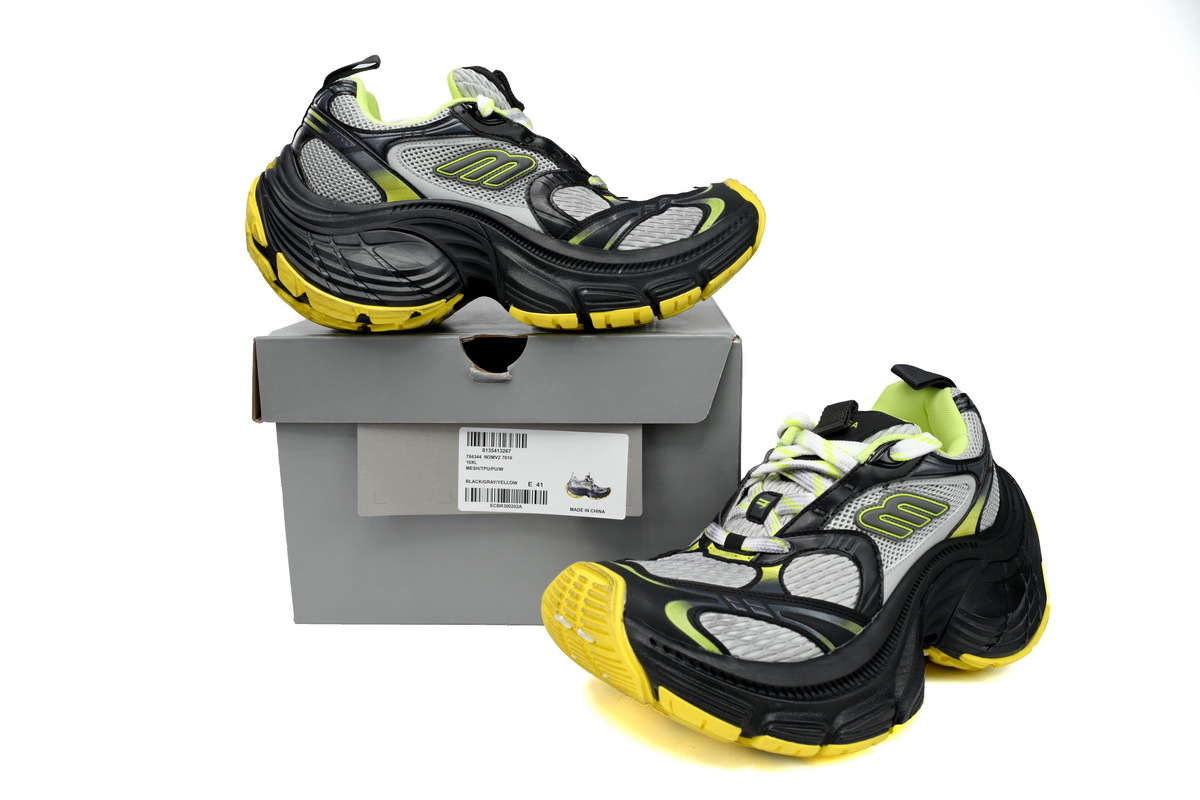 PKGoden Balenciaga 12th White Gray Black Gray Yellow 784342 W2MV2 7010