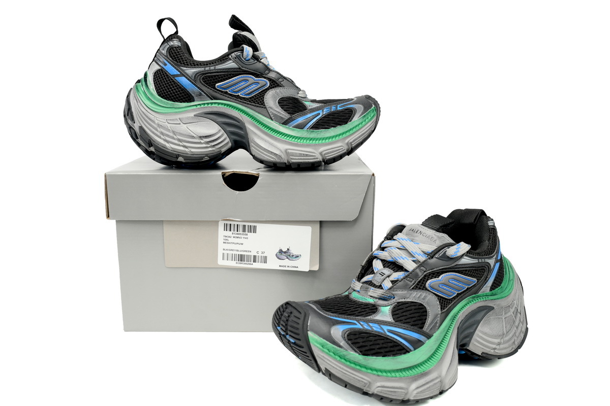 PKGoden Balenciaga 12th Black Gray Blue 784342 W2MV2 1143 