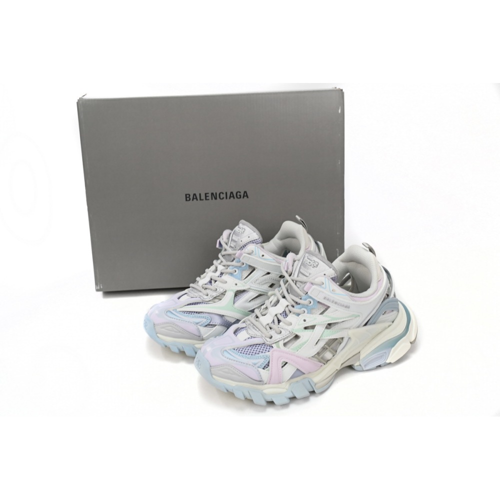 PKGoden Balenciaga 4th Track 2 Sneaker Military Black Pale White Purple 568615 W2GN3 9045