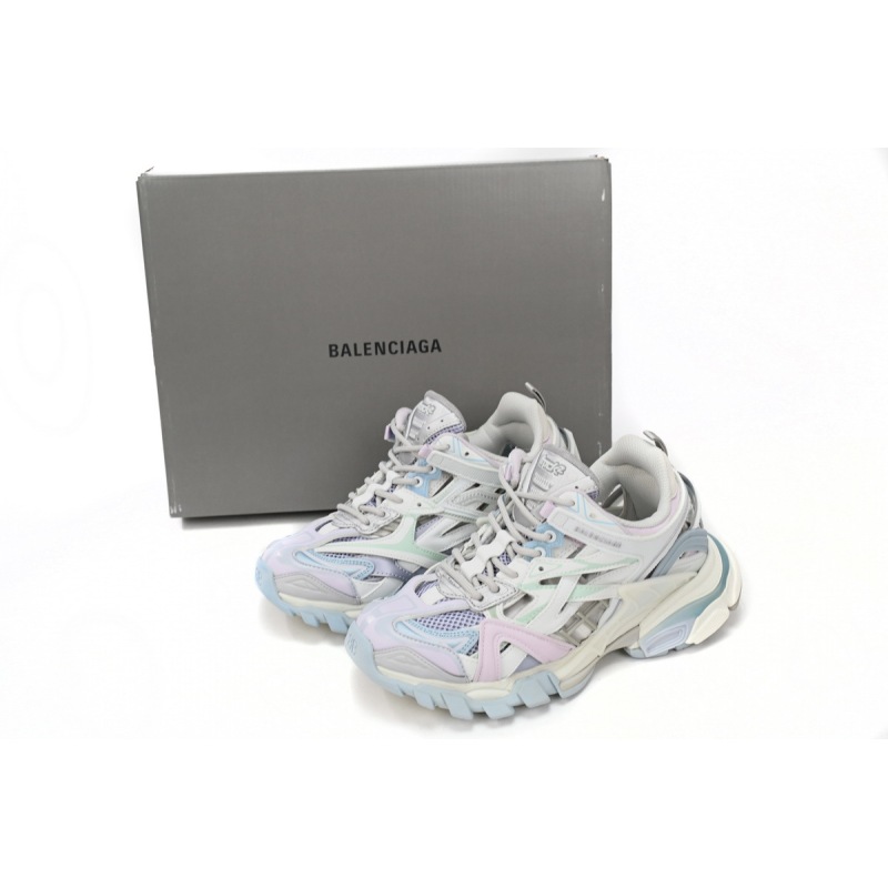 PKGoden Balenciaga 4th Track 2 Sneaker Military Black Pale White Purple 568615 W2GN3 9045