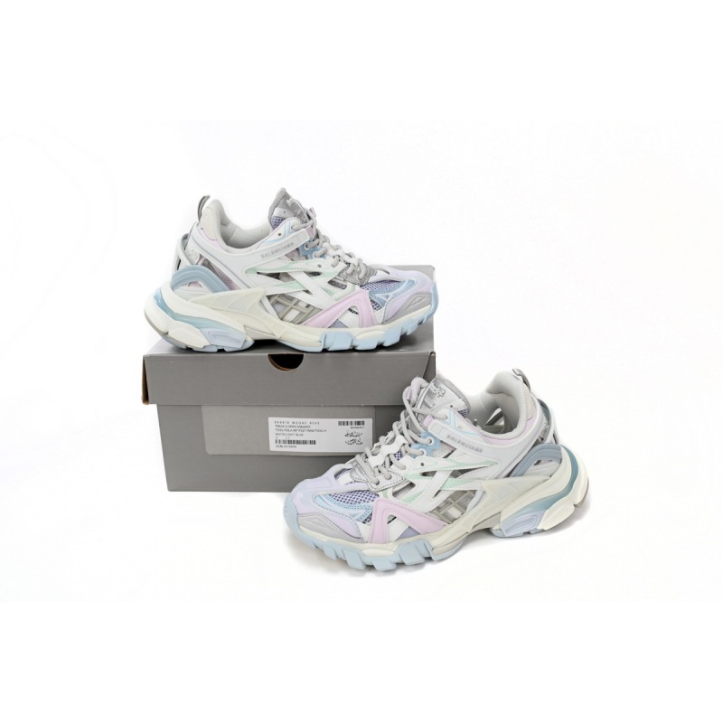 PKGoden Balenciaga 4th Track 2 Sneaker Military Black Pale White Purple 568615 W2GN3 9045