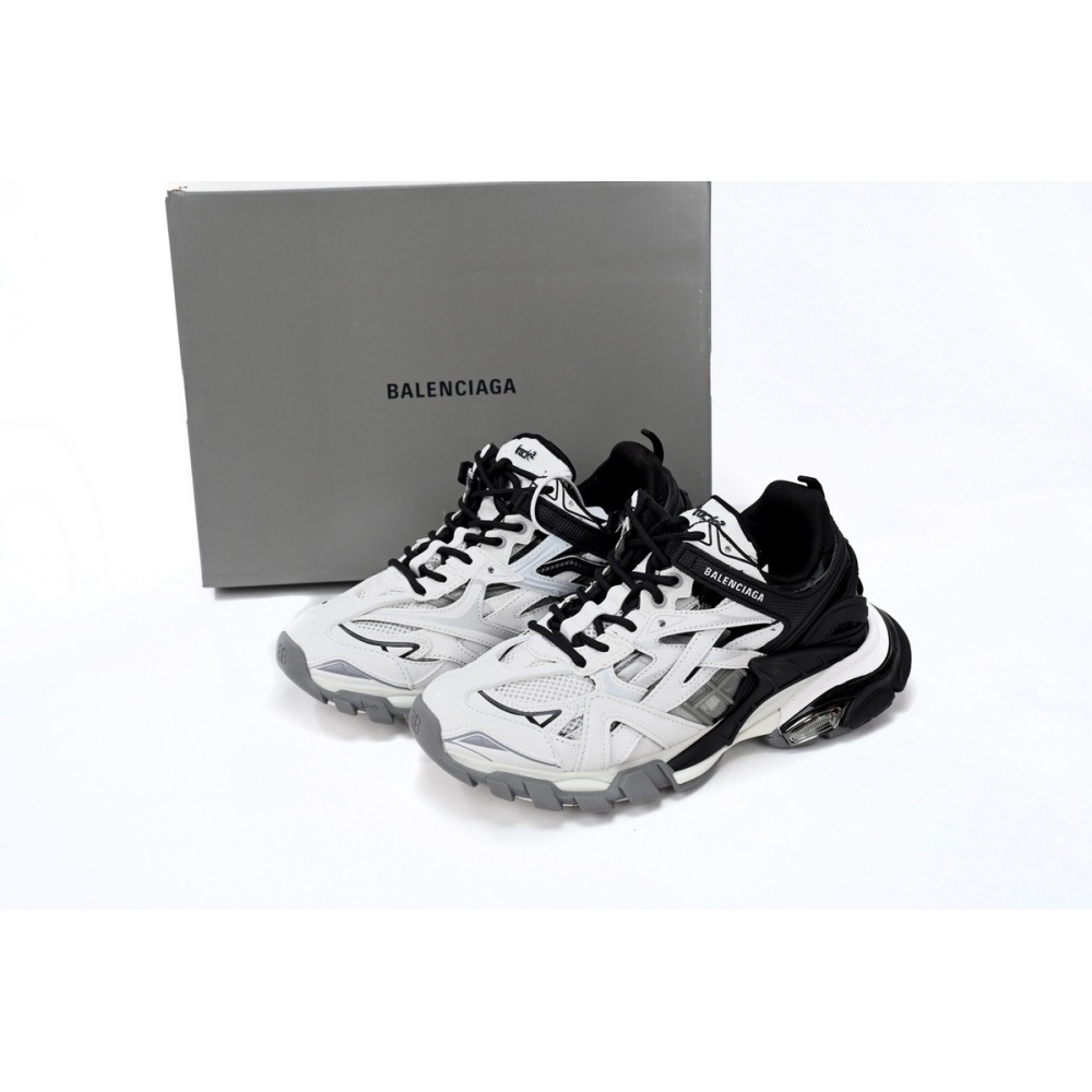 PKGoden Balenciaga 4th Track 2 Sneaker Black And White 568614 W2GN3 1090