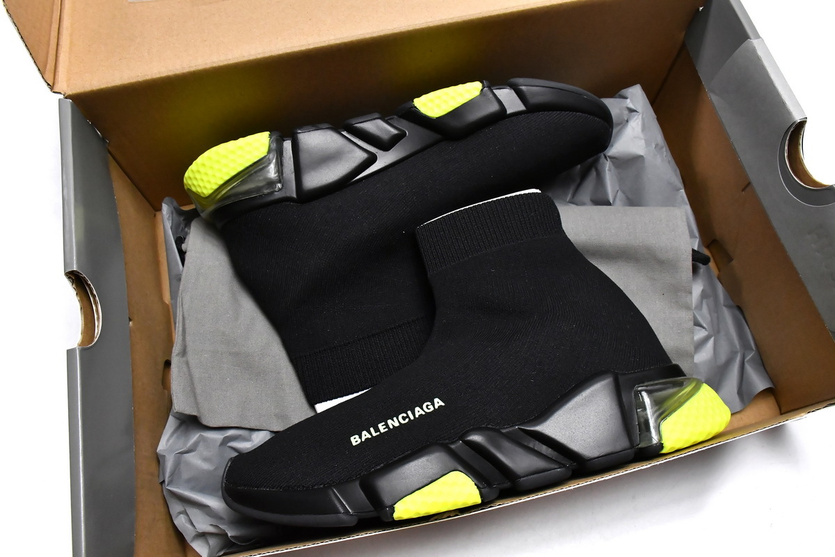 PKGoden Balenciaga socks Sneaker Speed Trainer Black Green