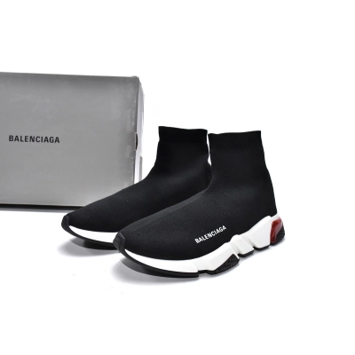 PKGoden Balenciaga socks Sneaker Speed Trainer Black Orange 02