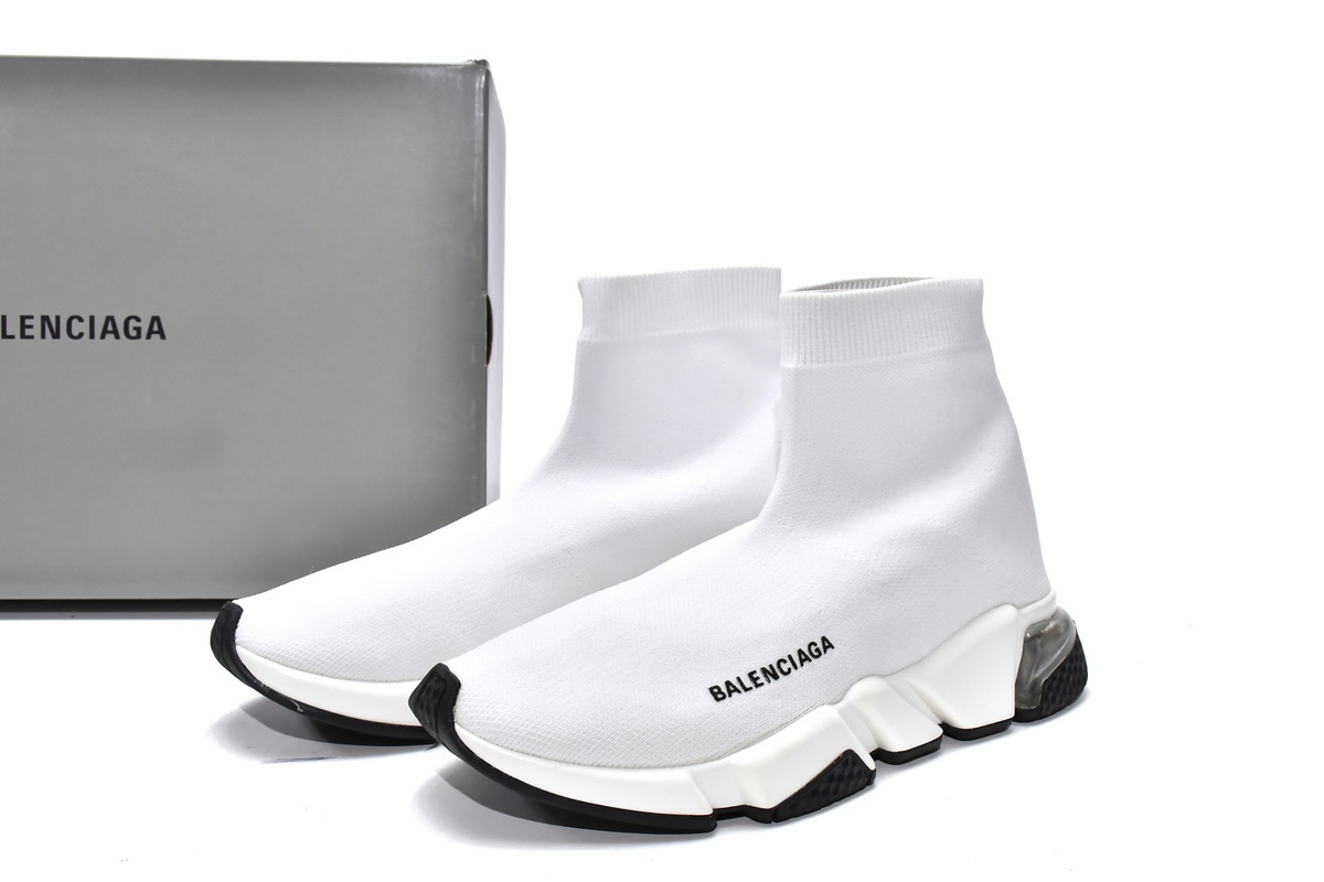 PKGoden Balenciaga socks Sneaker Speed Trainer White