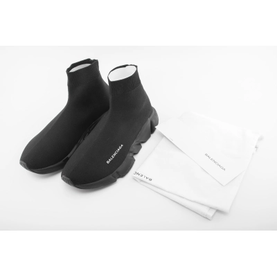 PKGoden Balenciaga socks Sneaker Speed Runner all black 02