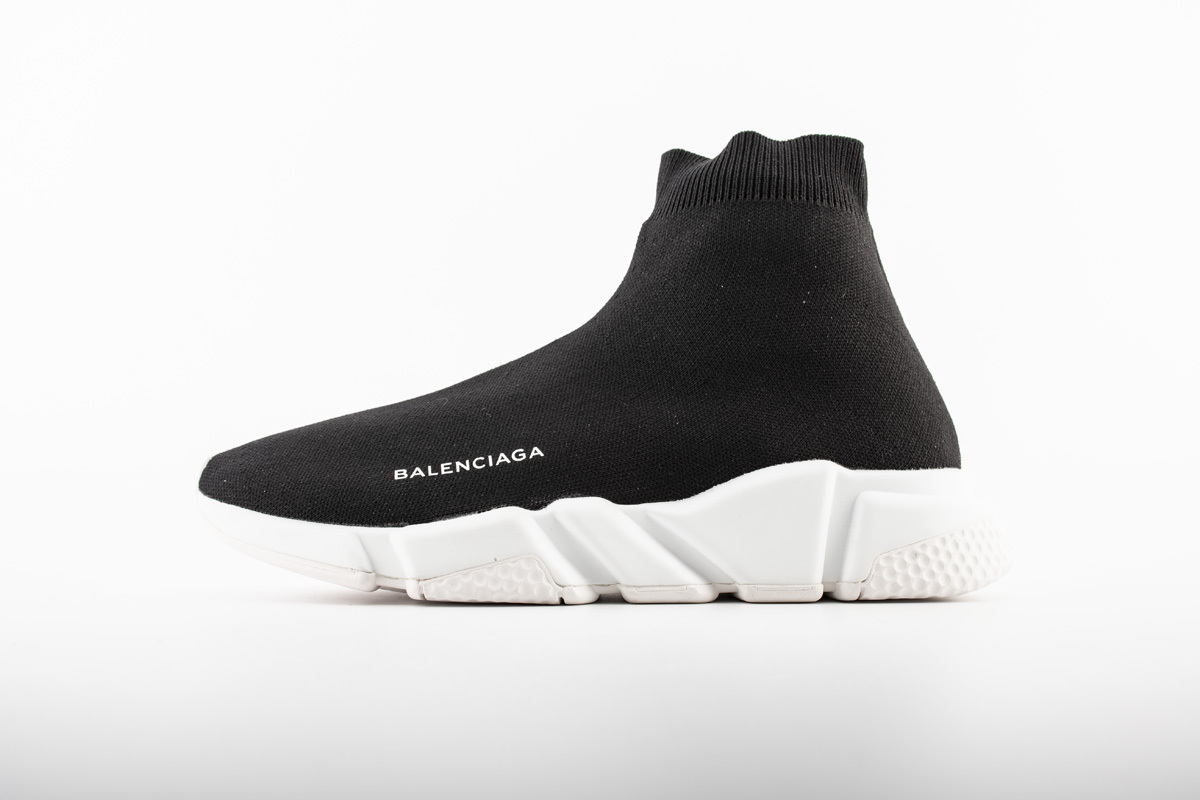 PKGoden Balenciaga socks Sneaker Speed Runner black white