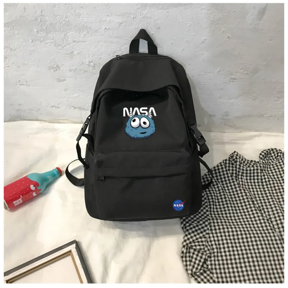 PKGoden NYNASA Backpack black Purple
