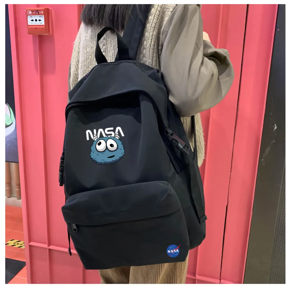 PKGoden NYNASA Backpack black Purple