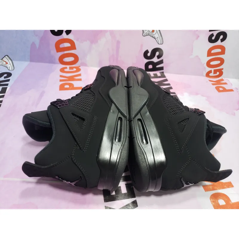 【Free Shipping】PKGoden Jordan 4 Retro Black Cat (2020) CU1110-010