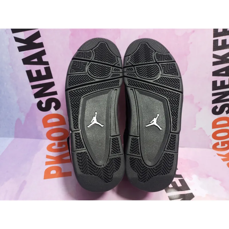 【Free Shipping】PKGoden Jordan 4 Retro Black Cat (2020) CU1110-010