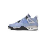 【Free Shipping】PKGoden Jordan 4 Retro University Blue CT8527-400
