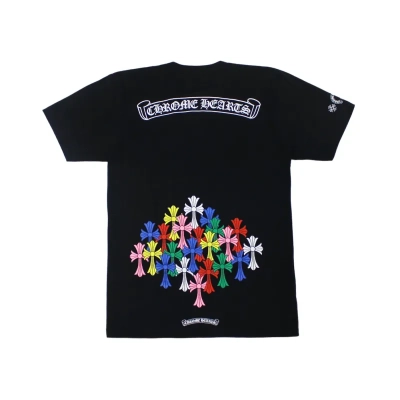 【Exchange products】Chrome Hearts Multi Color Cross T-shirt Black 01