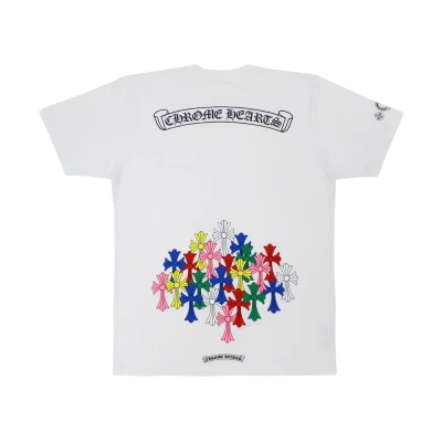 【Exchange products】Chrome Hearts Multi Color Cross T-shirt Black 02
