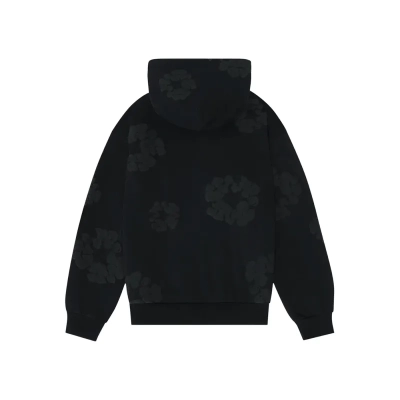 【Exchange products】Denim Tears Cotton Wreath Hoodie Black Monochrome 02