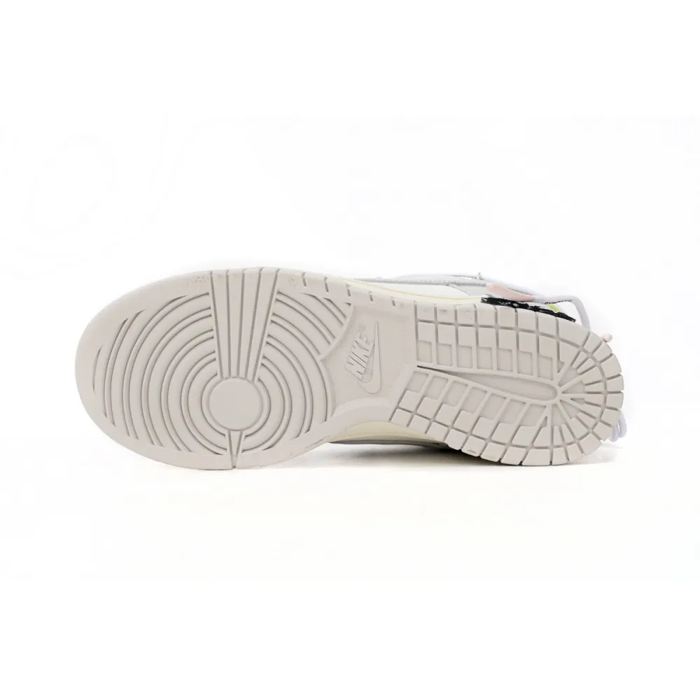 【Flash Sales】PKGoden Dunk Low Off-White Lot 49 DM1602-123