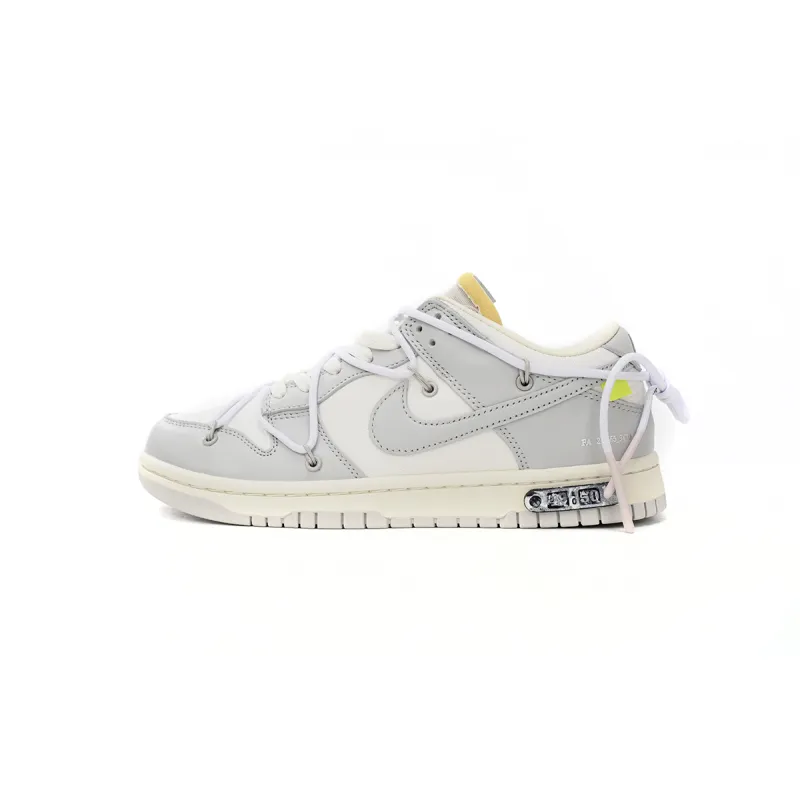 【Flash Sales】PKGoden Dunk Low Off-White Lot 49 DM1602-123