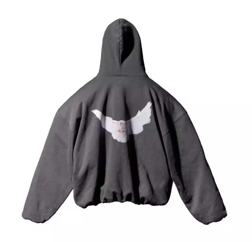 New Yeezy Gap Engineered By Balenciaga Dove Black Hoodie 