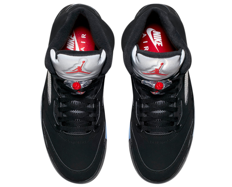  PKGoden Air Jordan 5 OG Black Metallic Silver 2016