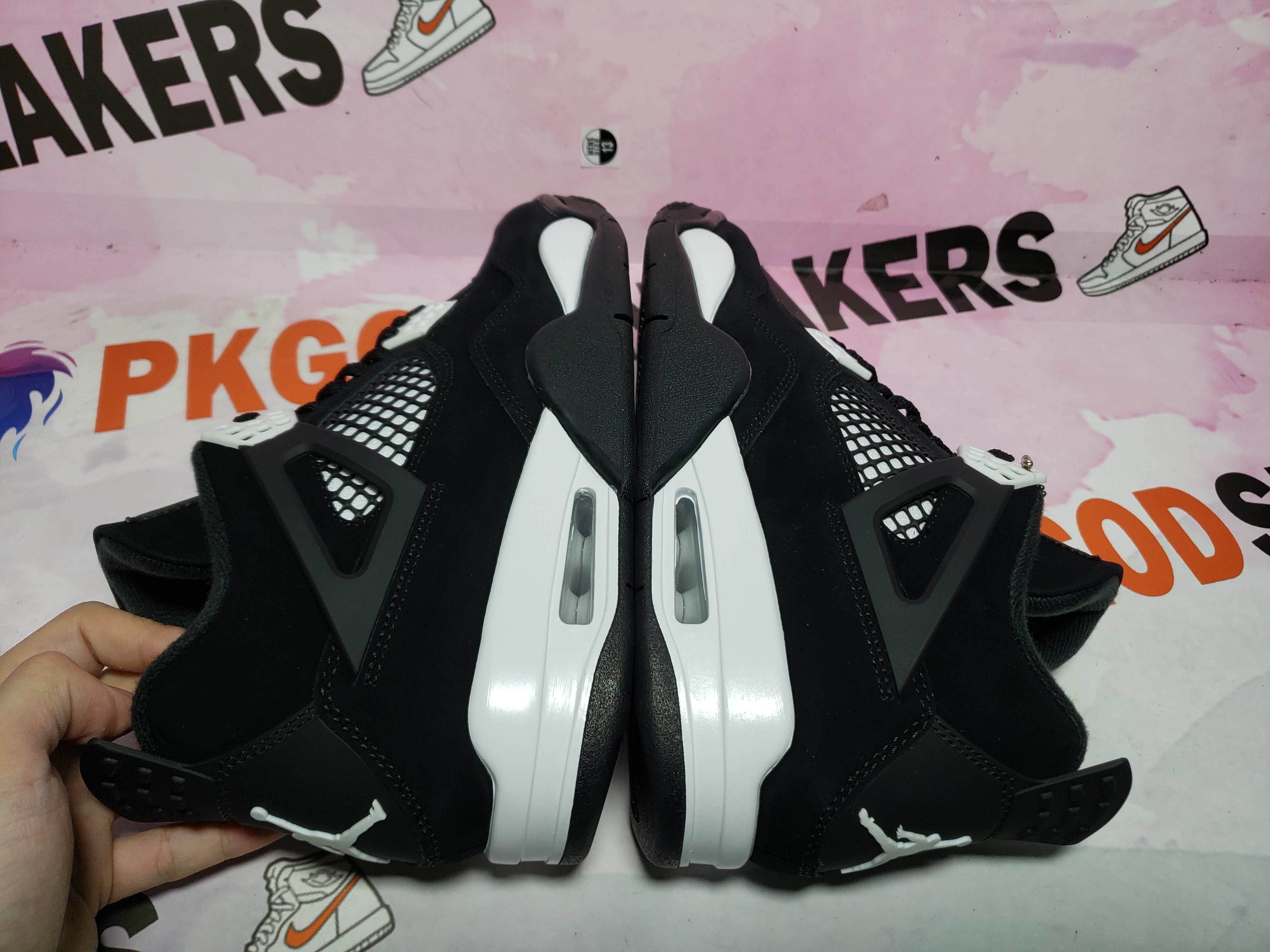 PKGoden Jordan 4 Retro White Thunder,FQ8138-001