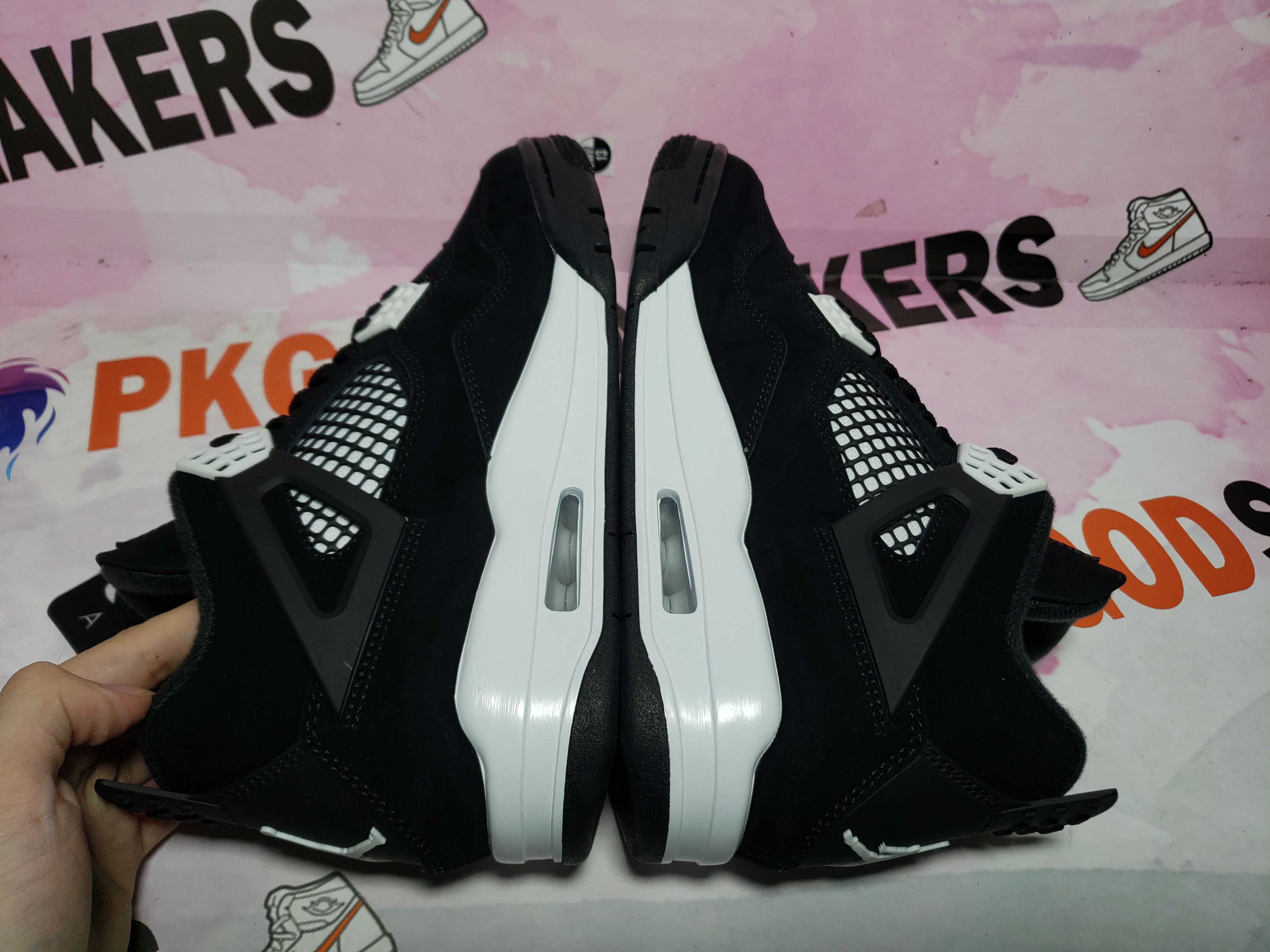 PKGoden Jordan 4 Retro White Thunder,FQ8138-001