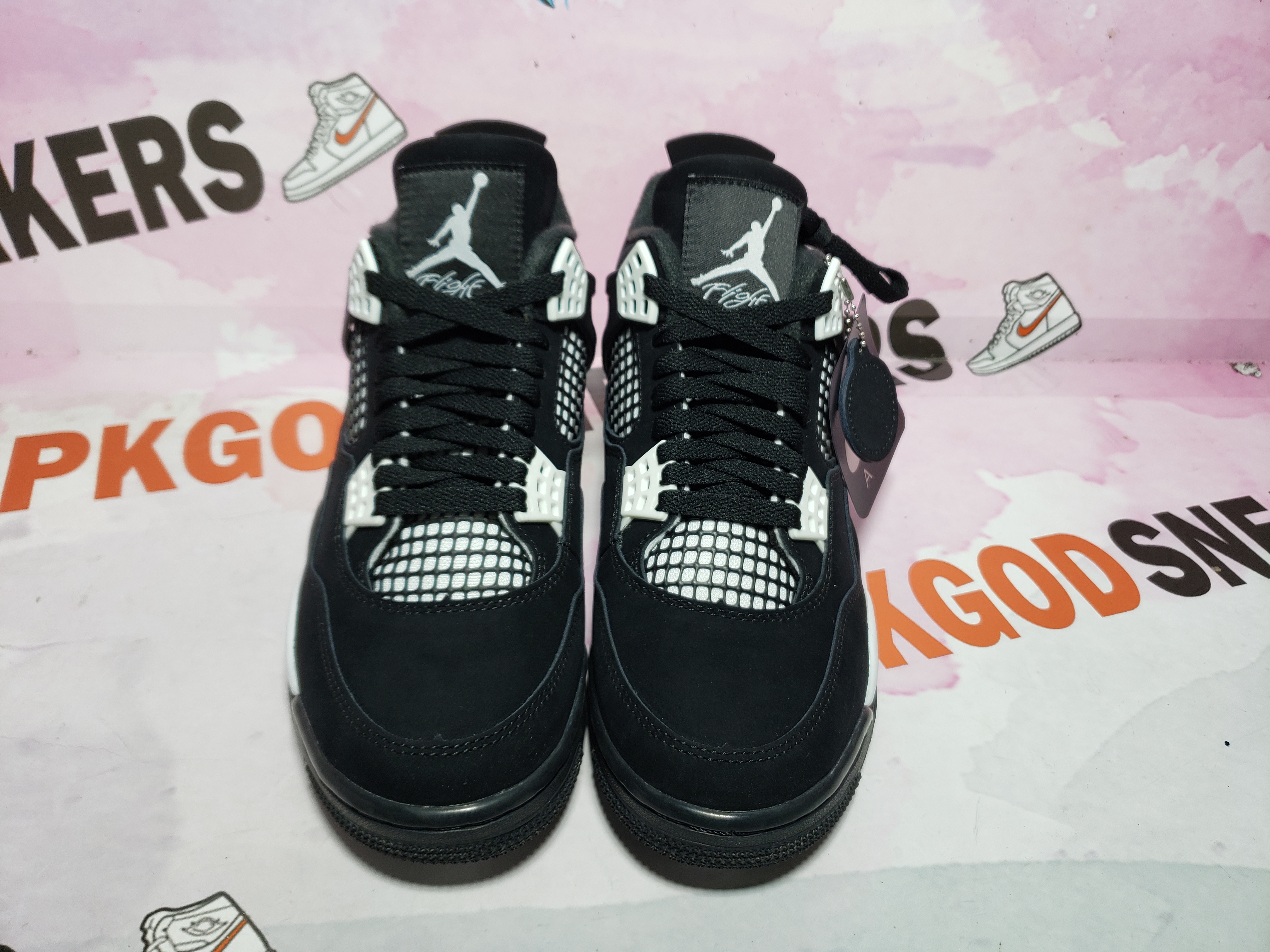 PKGoden Jordan 4 Retro White Thunder,FQ8138-001