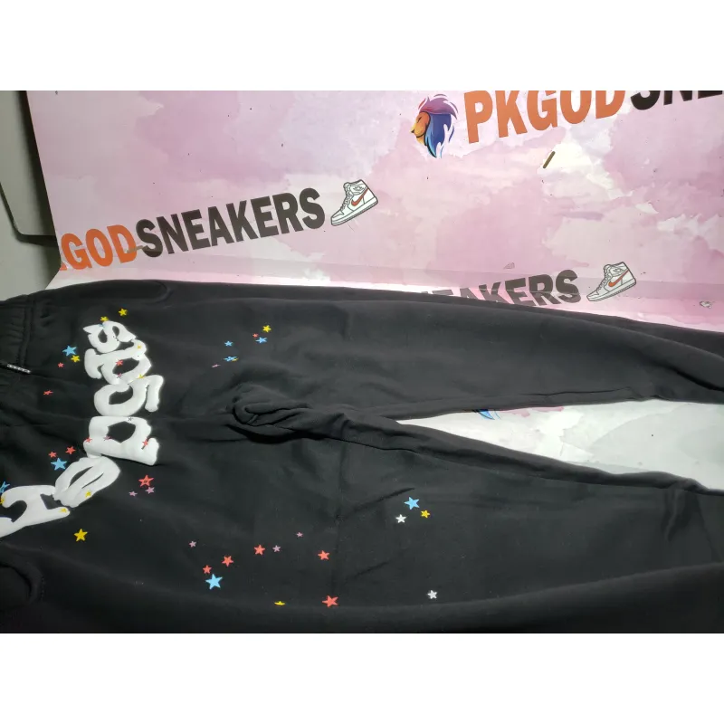 Sp5der Web Sweatpants. Black