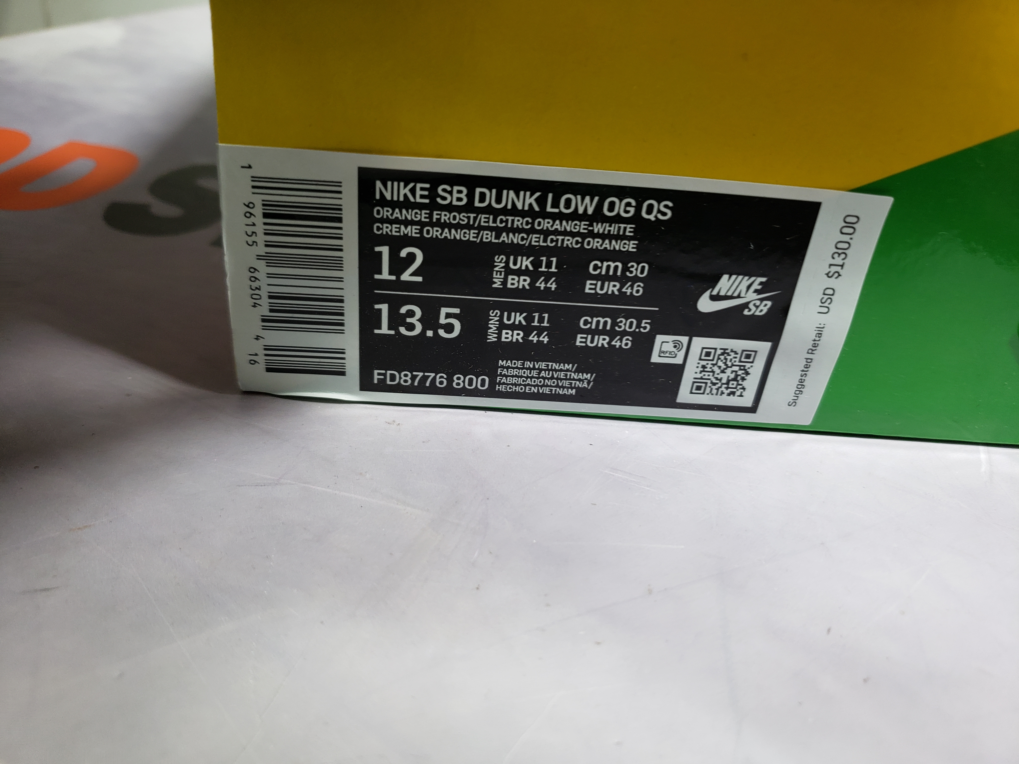 PKGoden SB Dunk Low Concepts Orange Lobster FD8776-800