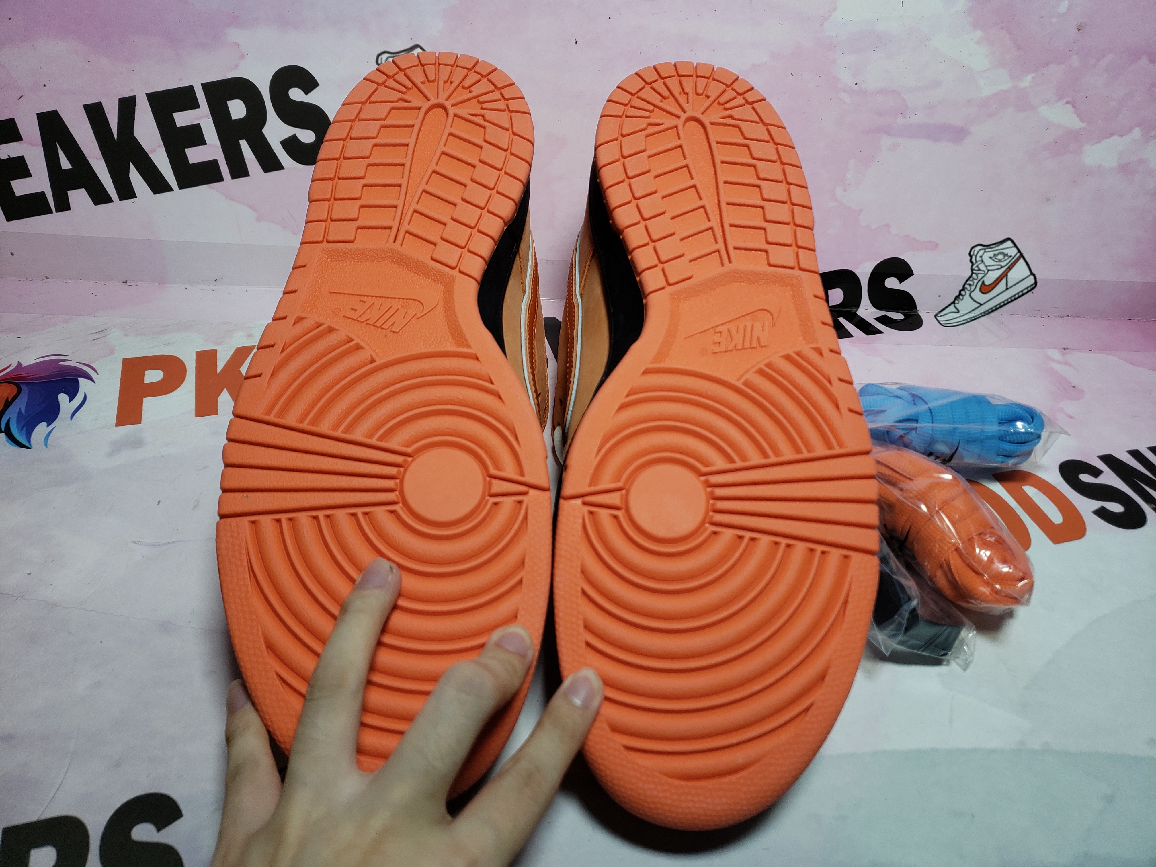 PKGoden SB Dunk Low Concepts Orange Lobster FD8776-800