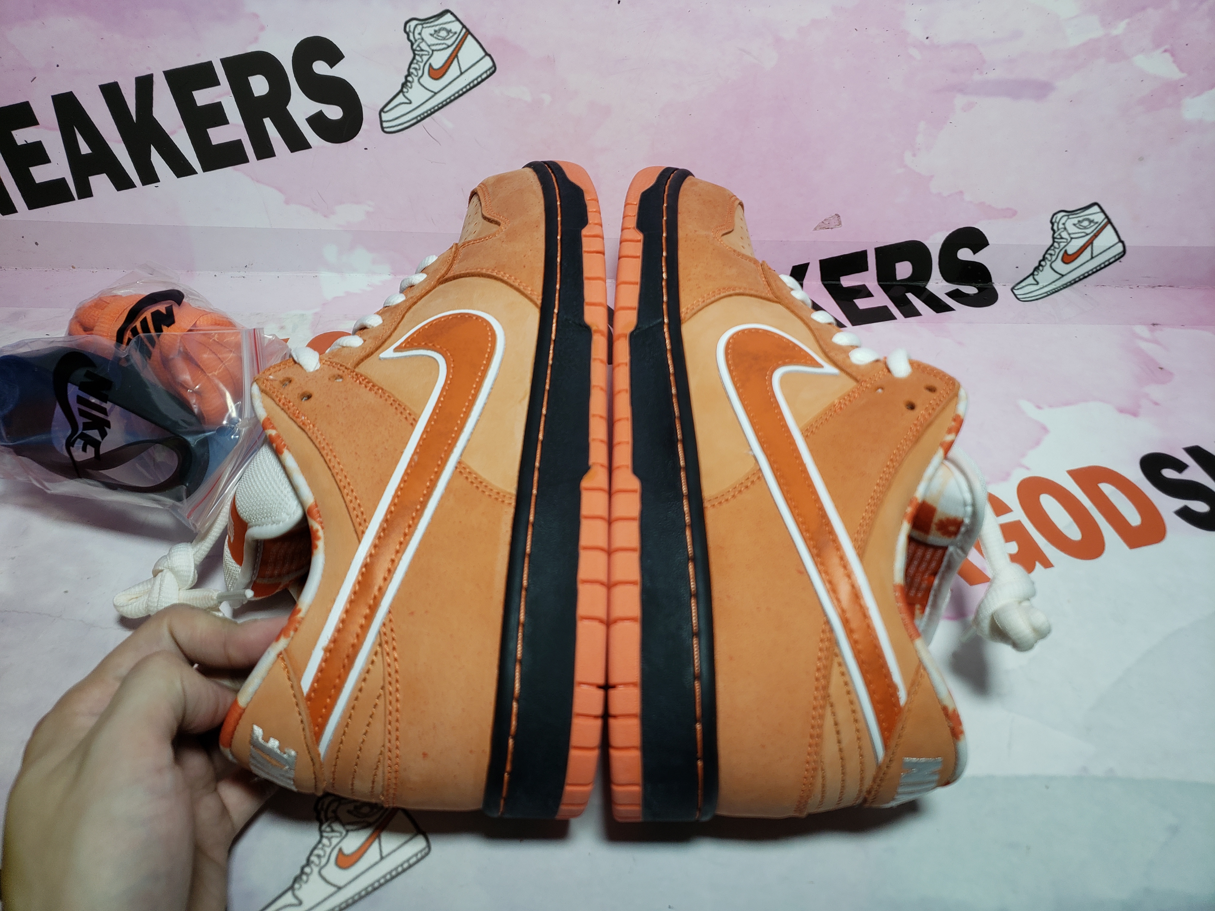 PKGoden SB Dunk Low Concepts Orange Lobster FD8776-800