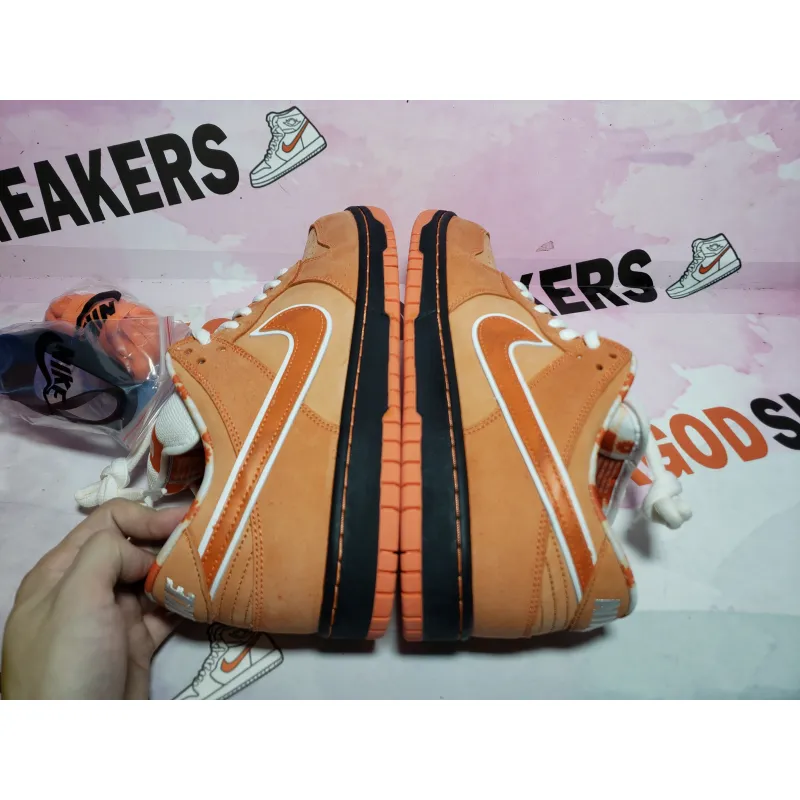 PKGoden SB Dunk Low Concepts Orange Lobster FD8776-800