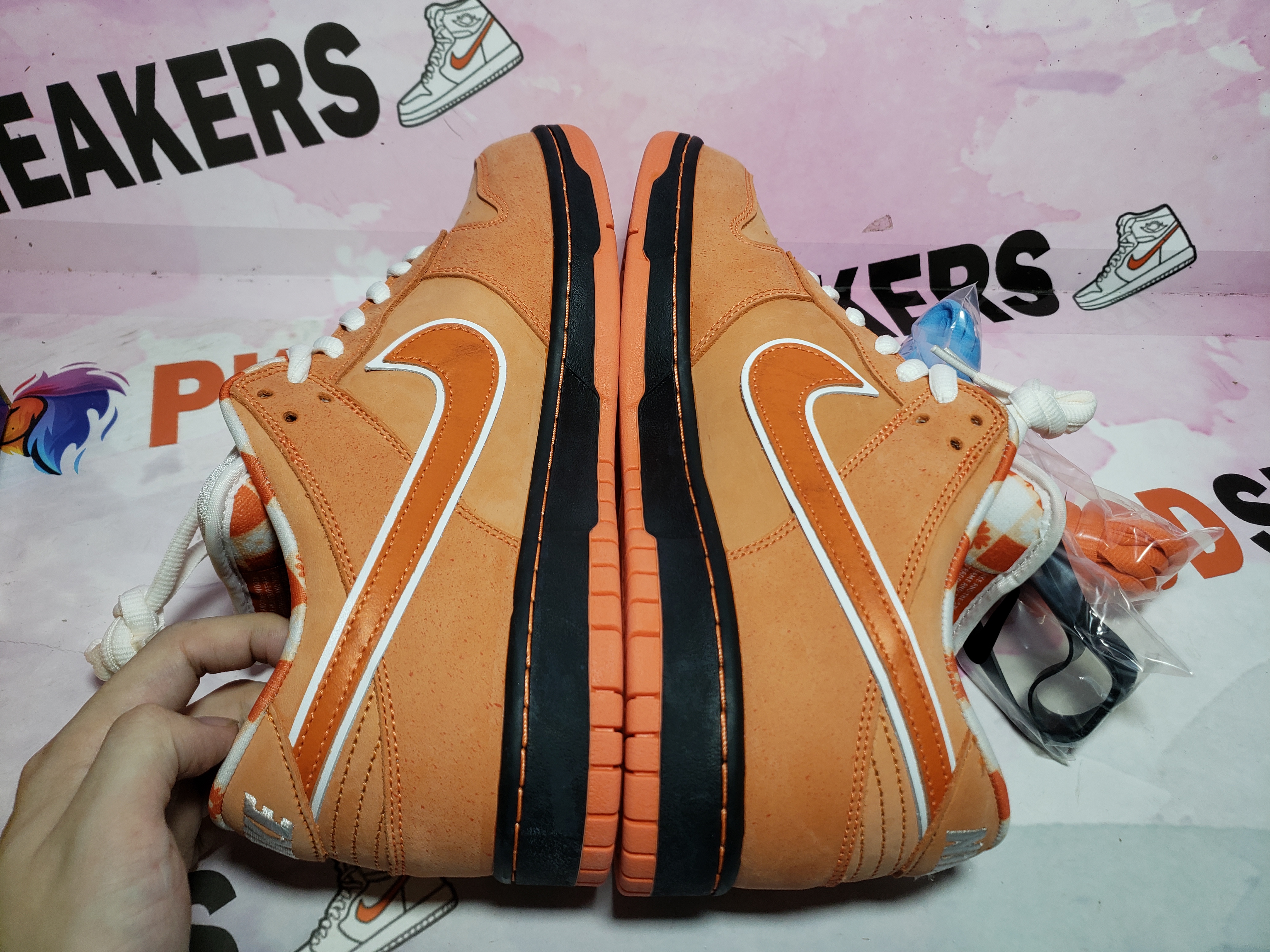 PKGoden SB Dunk Low Concepts Orange Lobster FD8776-800