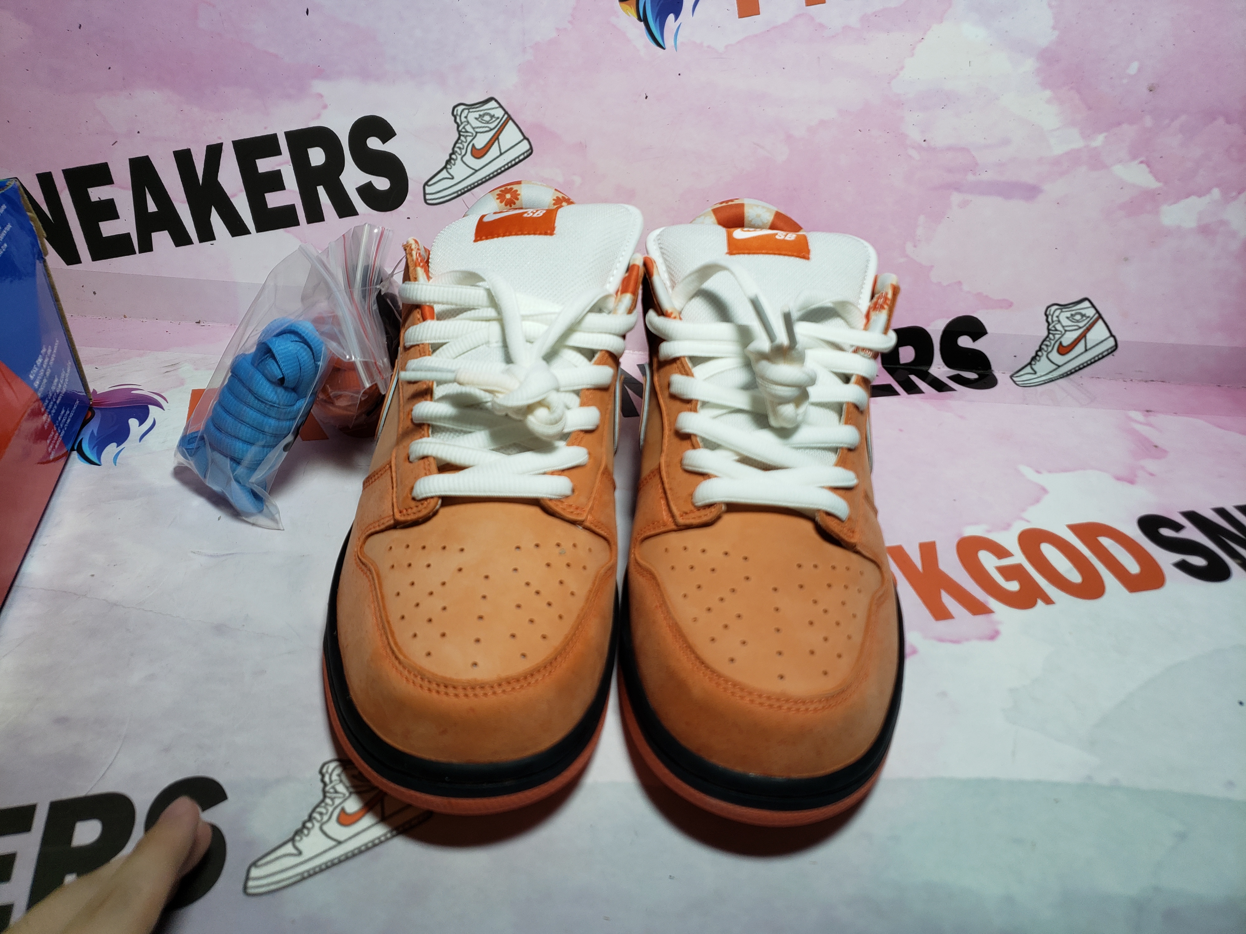 PKGoden SB Dunk Low Concepts Orange Lobster FD8776-800