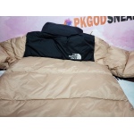 TheNorthFace Splicing White And Red Dirty Powder
