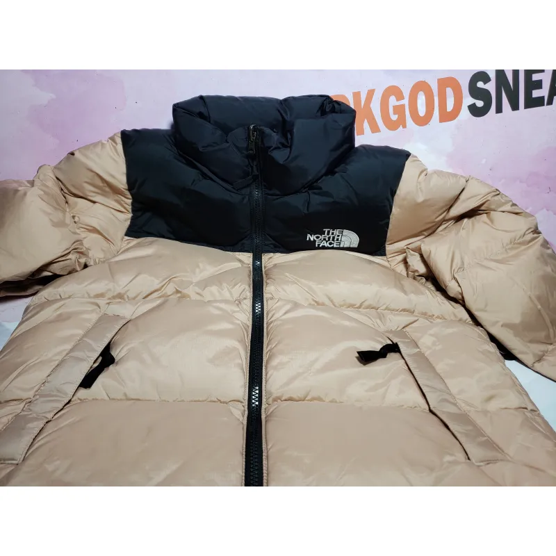 TheNorthFace Splicing White And Red Dirty Powder