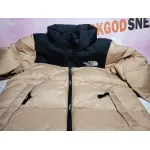 TheNorthFace Splicing White And Red Dirty Powder