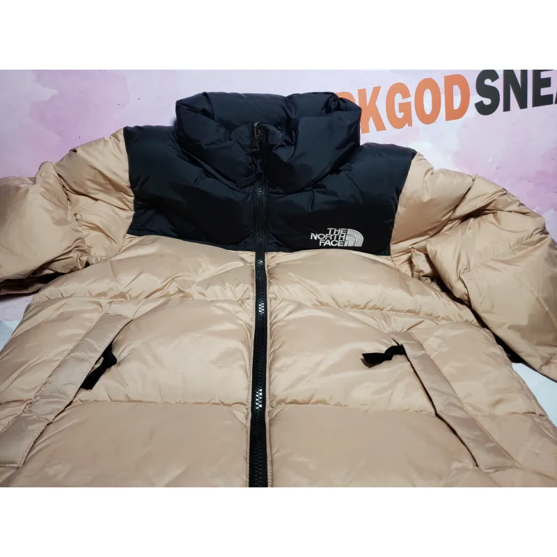 TheNorthFace Splicing White And Red Dirty Powder