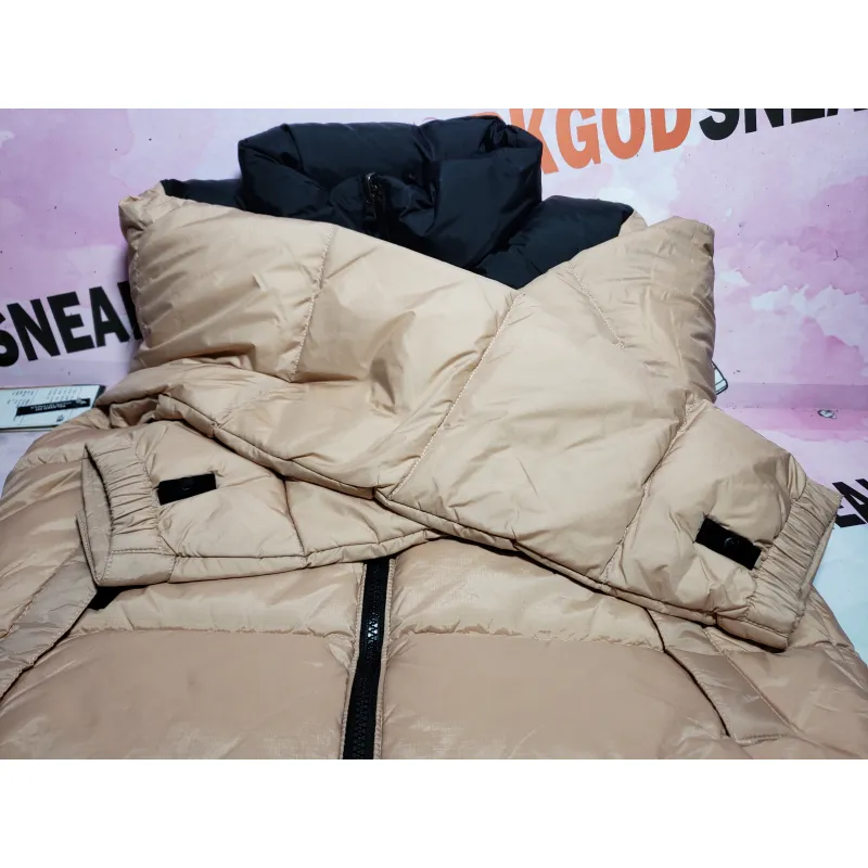 TheNorthFace Splicing White And Red Dirty Powder