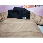 TheNorthFace Splicing White And Red Dirty Powder