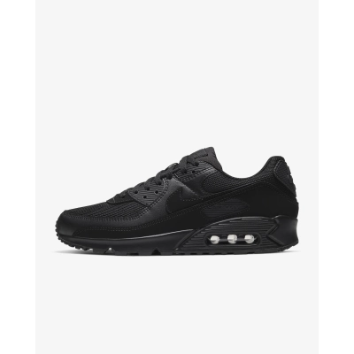 PKGoden Air Max 90 Leather Triple Black 01